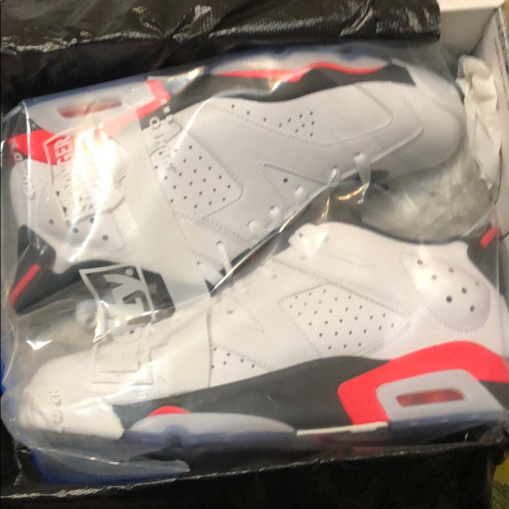 Air Jordan 6 low white infrared’s